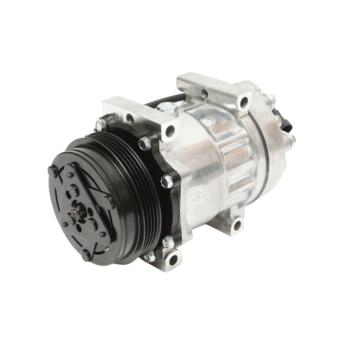 A/C climate compressor for New Holland, Case IH, Steyr OEM code 87709785, 87802912 Breckner Germany